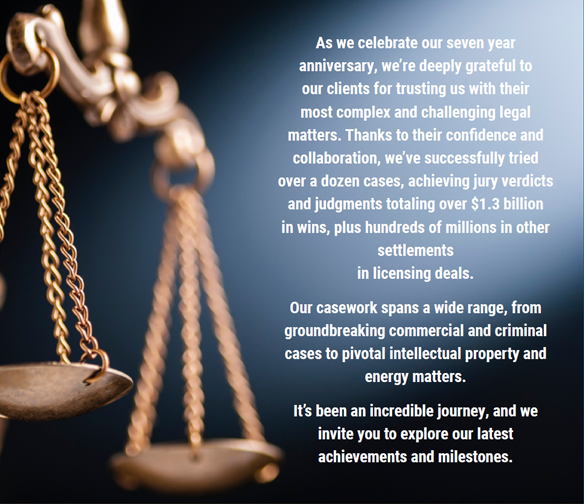 Seven-Year Anniversary Celebration