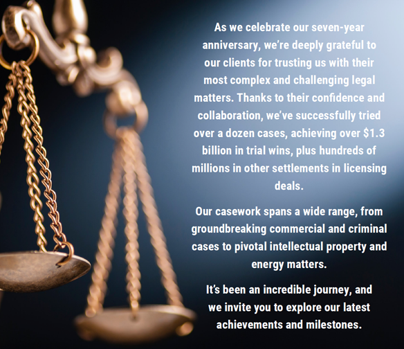 Seven-Year Anniversary Celebration